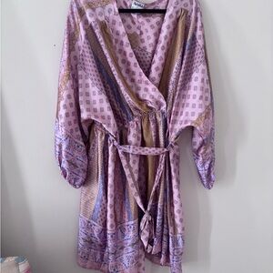 ARula B purple wrap dress